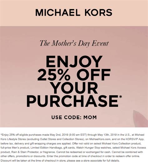 michael kors promo code free shipping